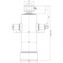 SIŁOWNIK HYDRAULICZNY WYWROTU PRZYCZEPY 10T 2000 mm, 200 cm 4-STOPNIOWY